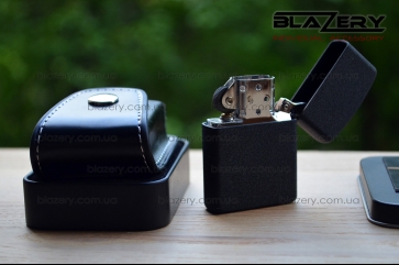 Зажигалка бензин Premium black -700-